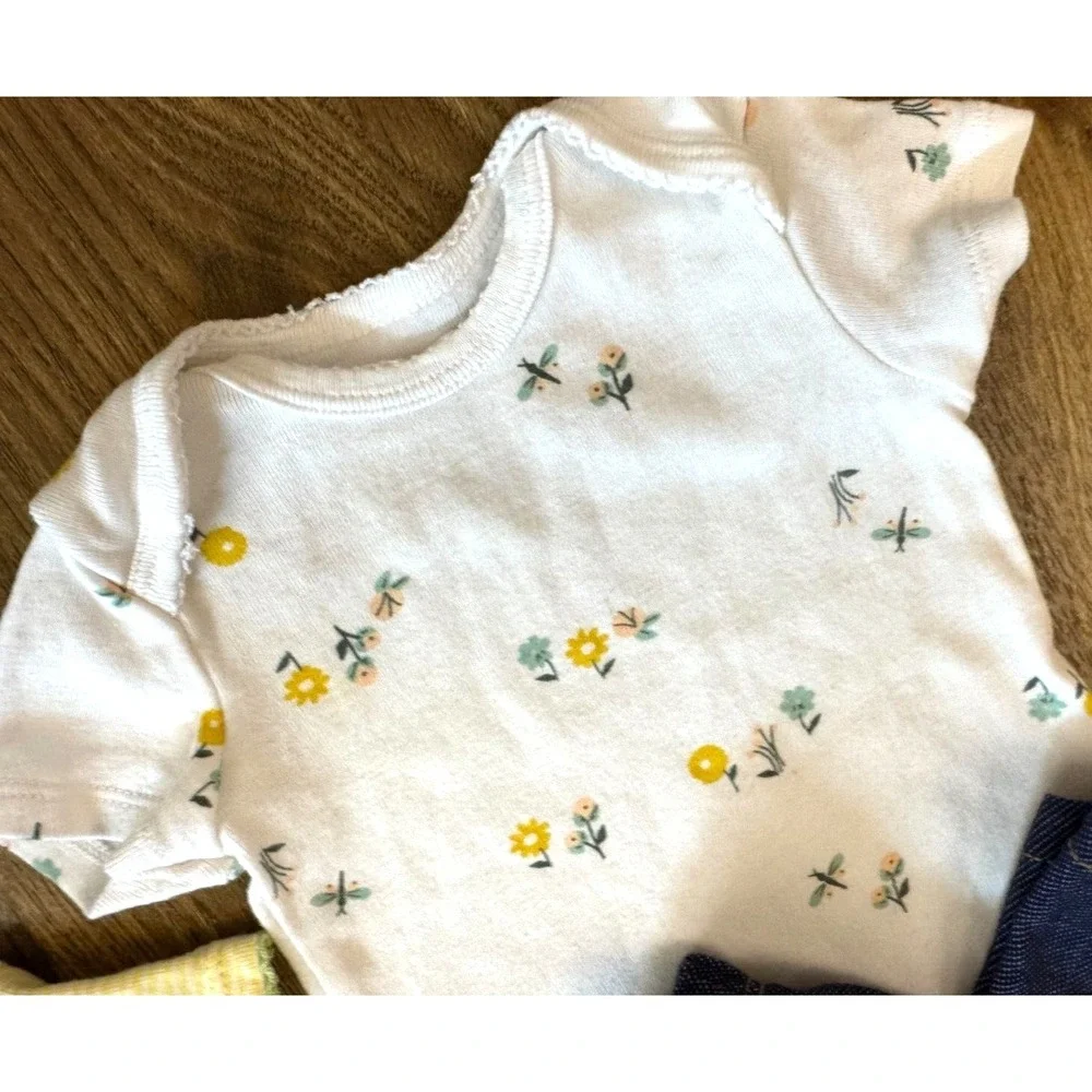 Carter's Baby Outfits Girl 3 Months Clothes Shirts Bodysuits Leggings Lot Spring